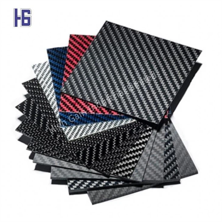 carbon fiber plate with different colour