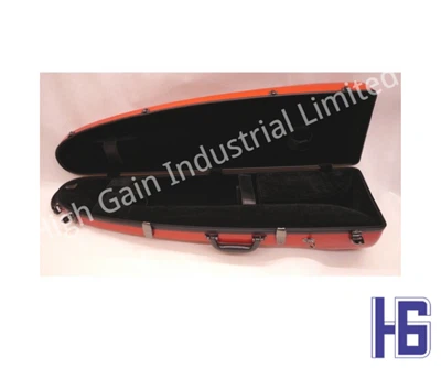 Housse en fibre de carbone pour trombone en rouge